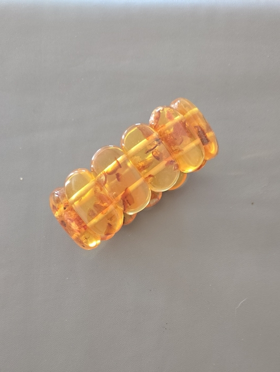 Jewelry - Vintage Genuine Baltic Amber Stretch Bracelet | Natural Honey Cognac | Estate